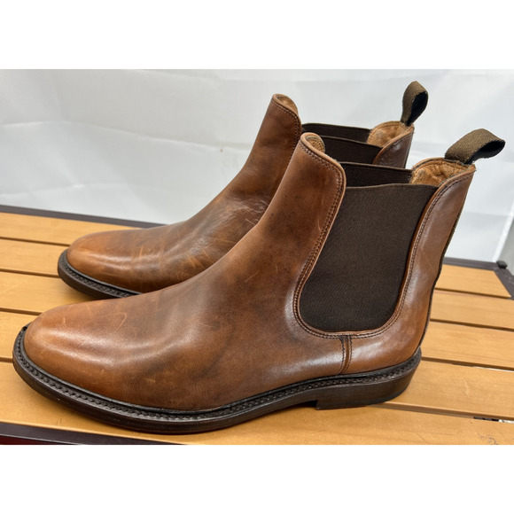 Frye Men’s Chelsea Boots Size 9.5D Cognac Leather 3480687-COG main image 8
